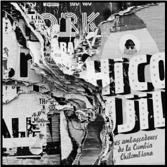 An innovative album cover designed for an independent artist.