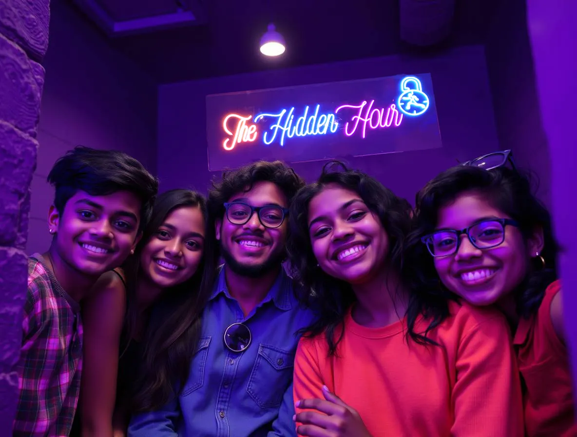 International level activity at escape rooms - Teenagers celebrating