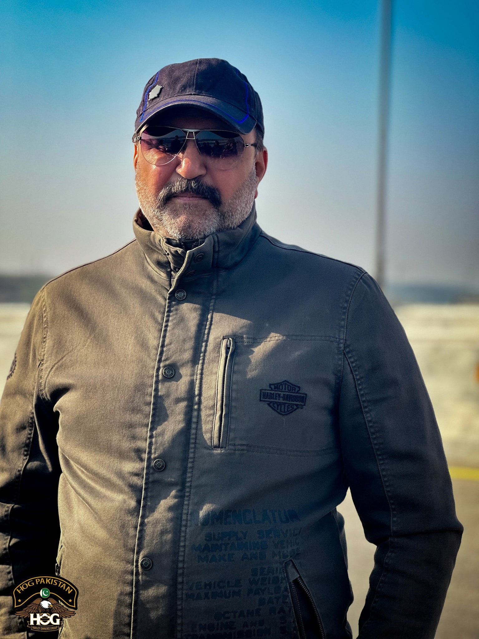 a man smiling for the camera