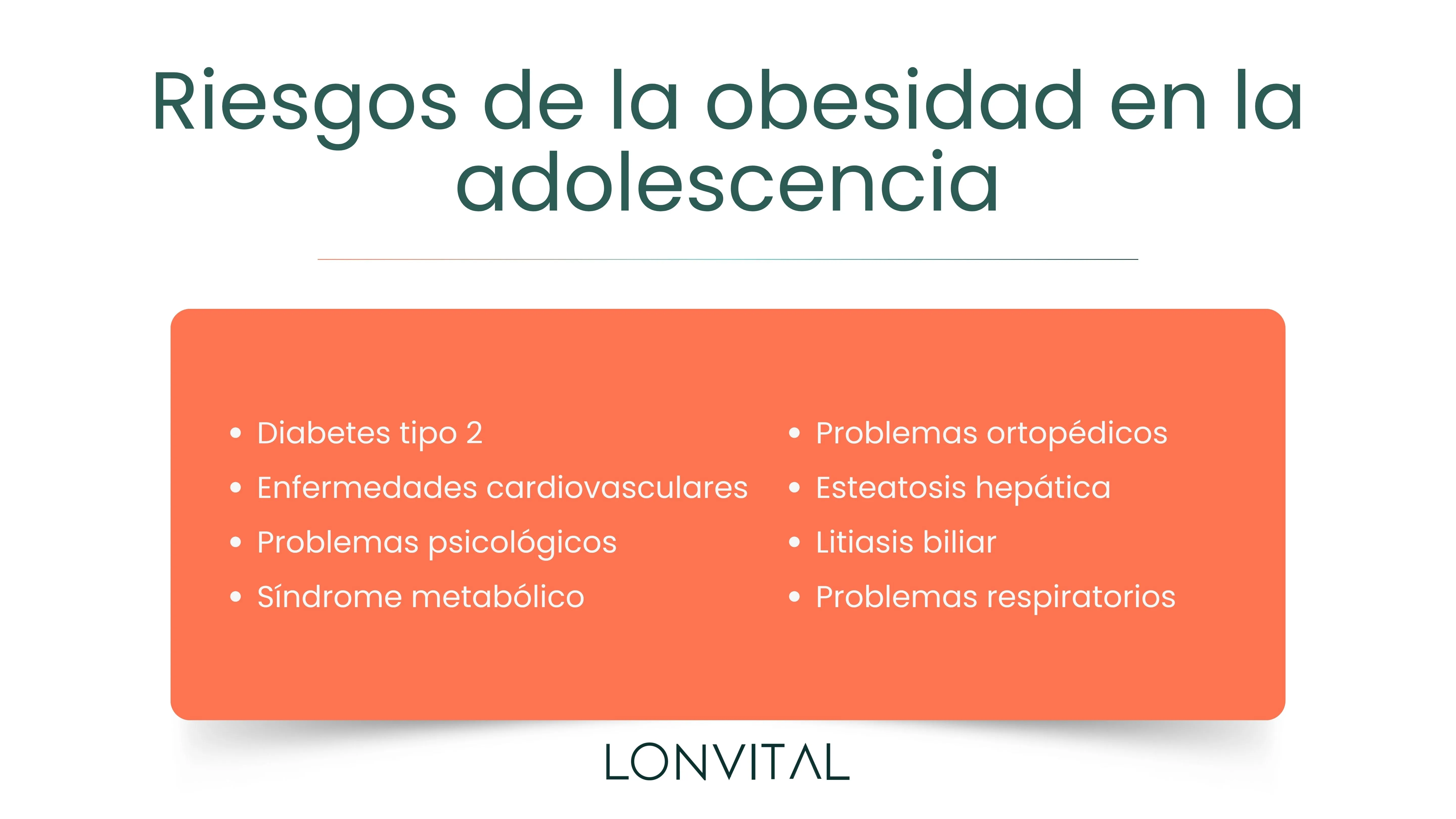 Riesgos de la obesidad en la adolescencia