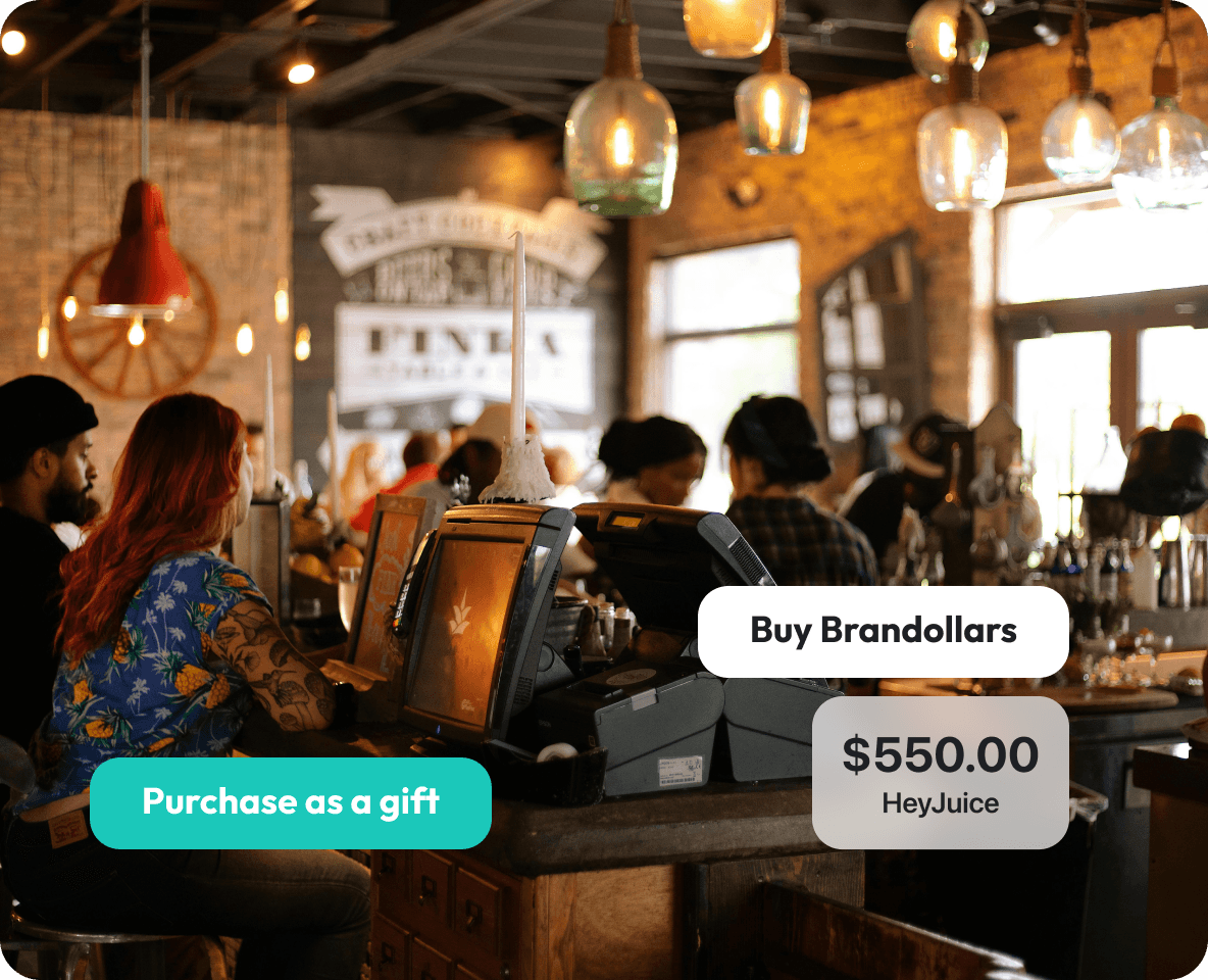 customer loyalty with gifting system