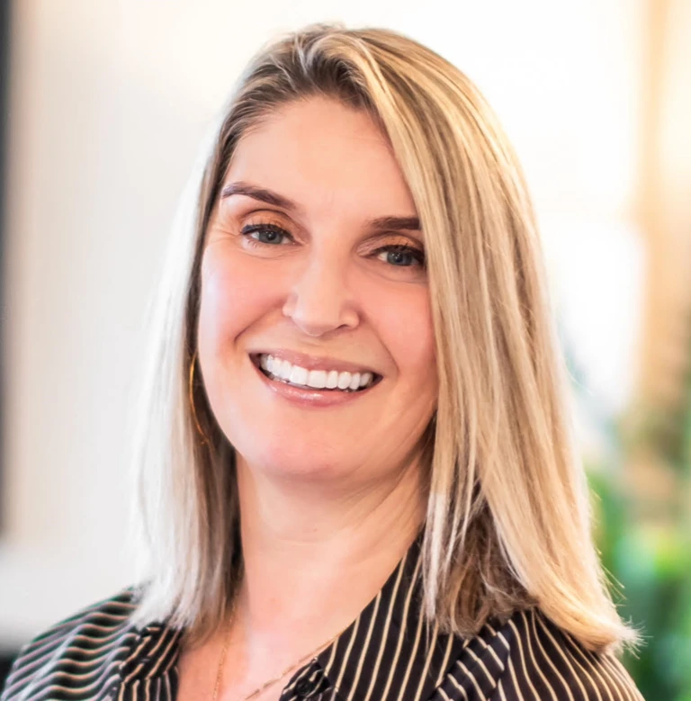 woman smiling