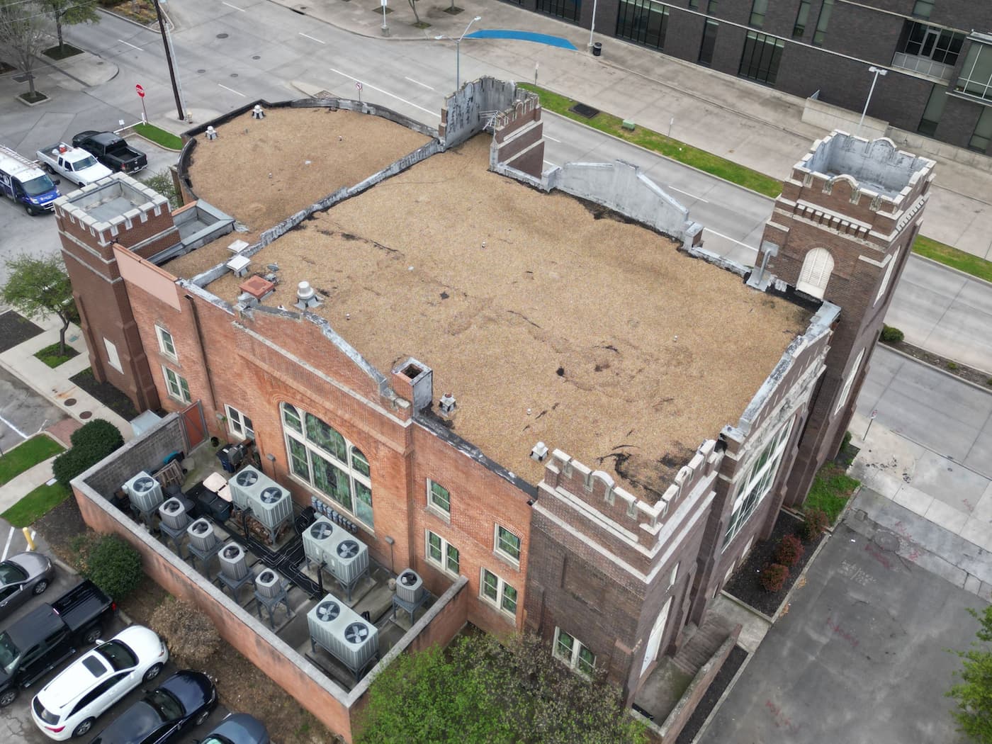Commercial Roof Decking Restoration for Historic Landmark: St. Paul Church Dallas