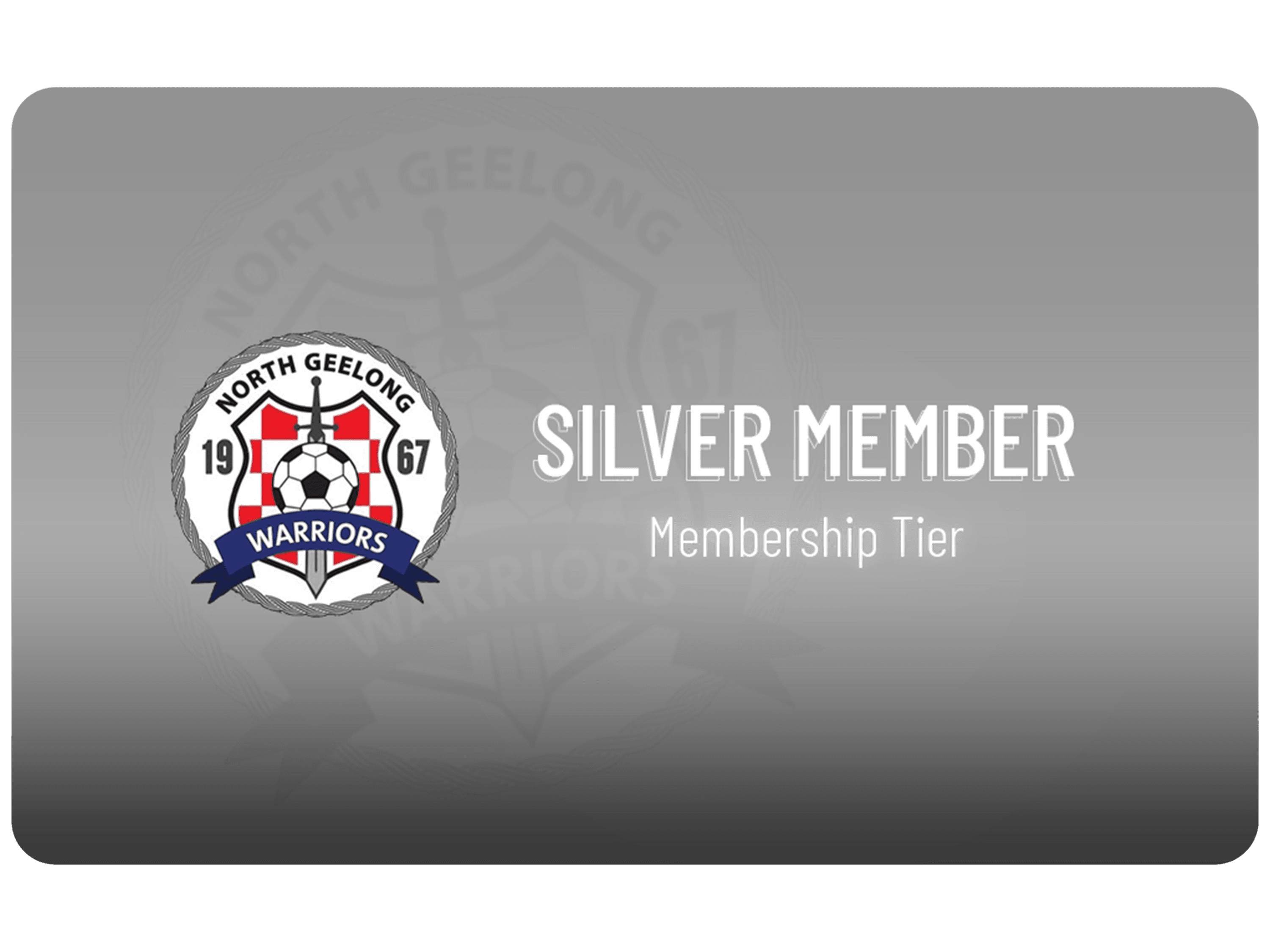 North Geelong Warriors Football Club silver membership tier
