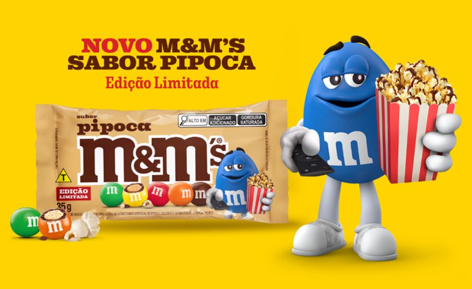 Mars ativa influencers para divulgar chegada do M&M’s Pipoca