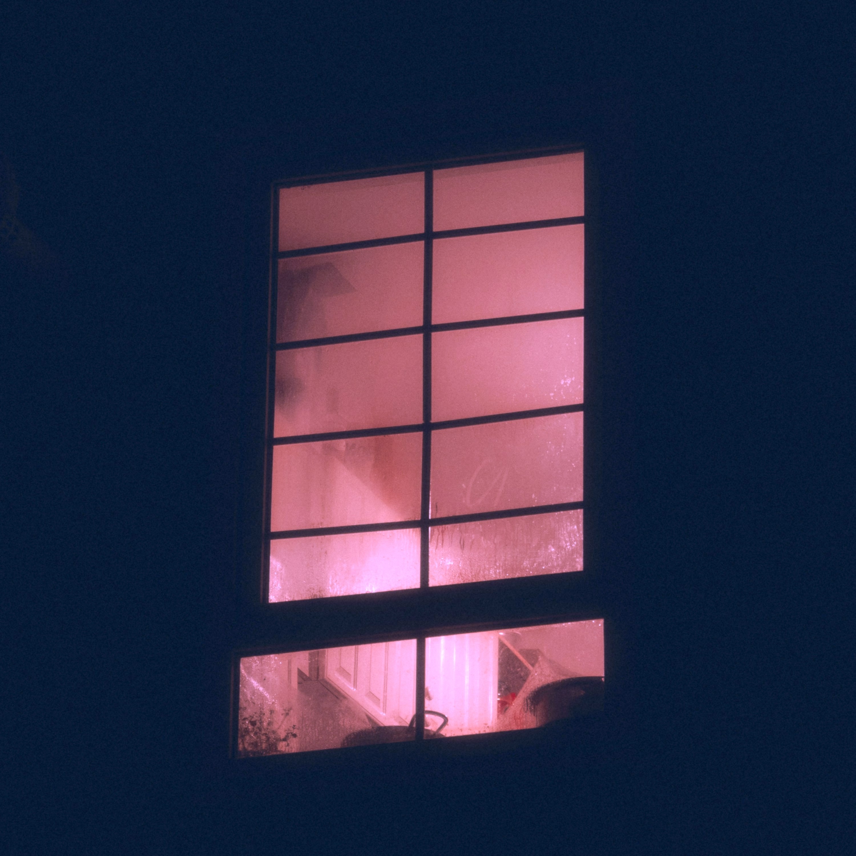 Album cover with a man