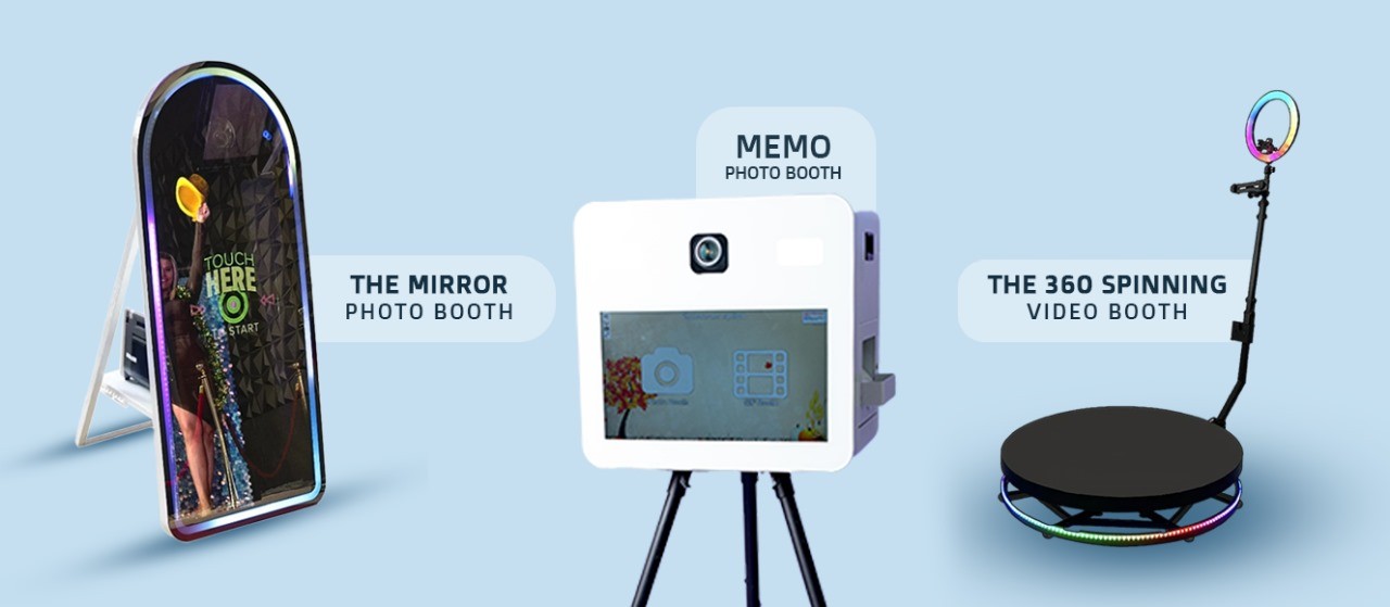 Mirror, Memo and 360 booths