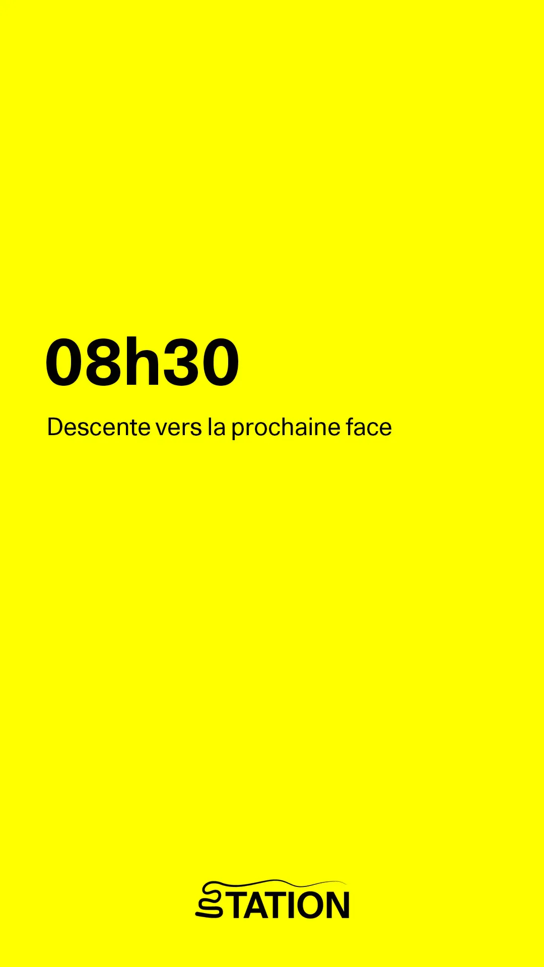 Design d'informations éditoriales et programme horaire des étapes de l'événement cycliste.
