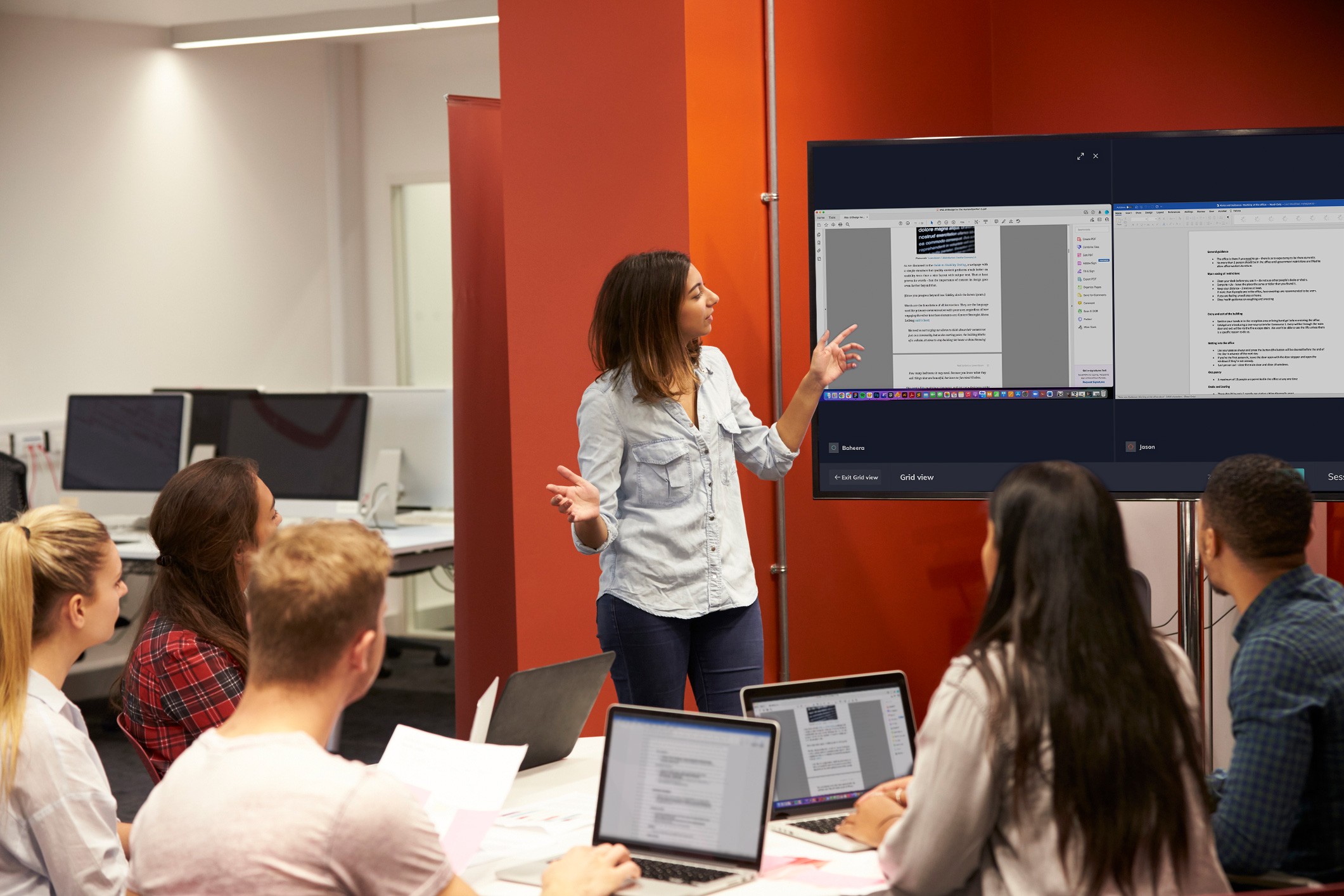 Utilizing existing screens and devices to ensure they stay up to date and used effectively in the classroom