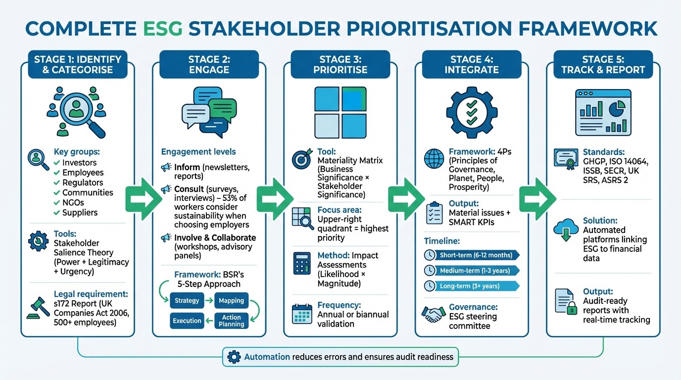 5-Step ESG Stakeholder Prioritisation Framework