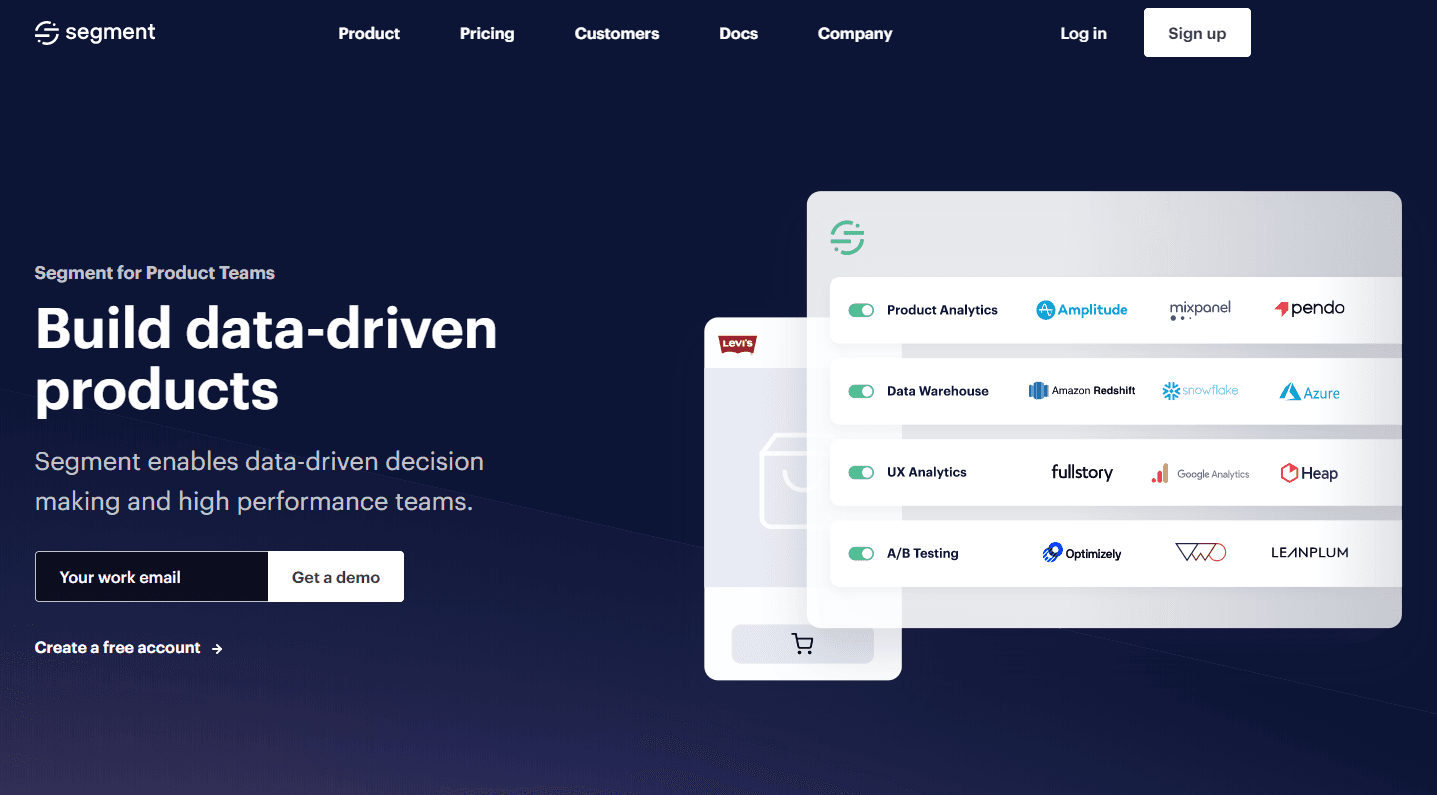 Segment ecommerce tool