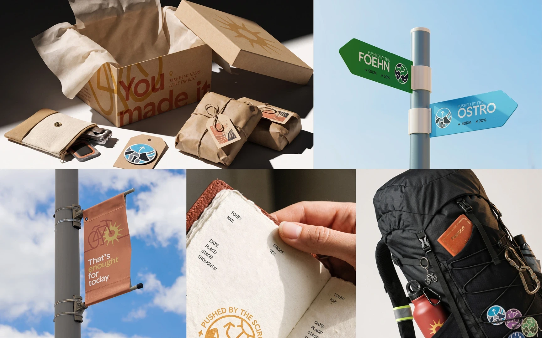 Collage brand element