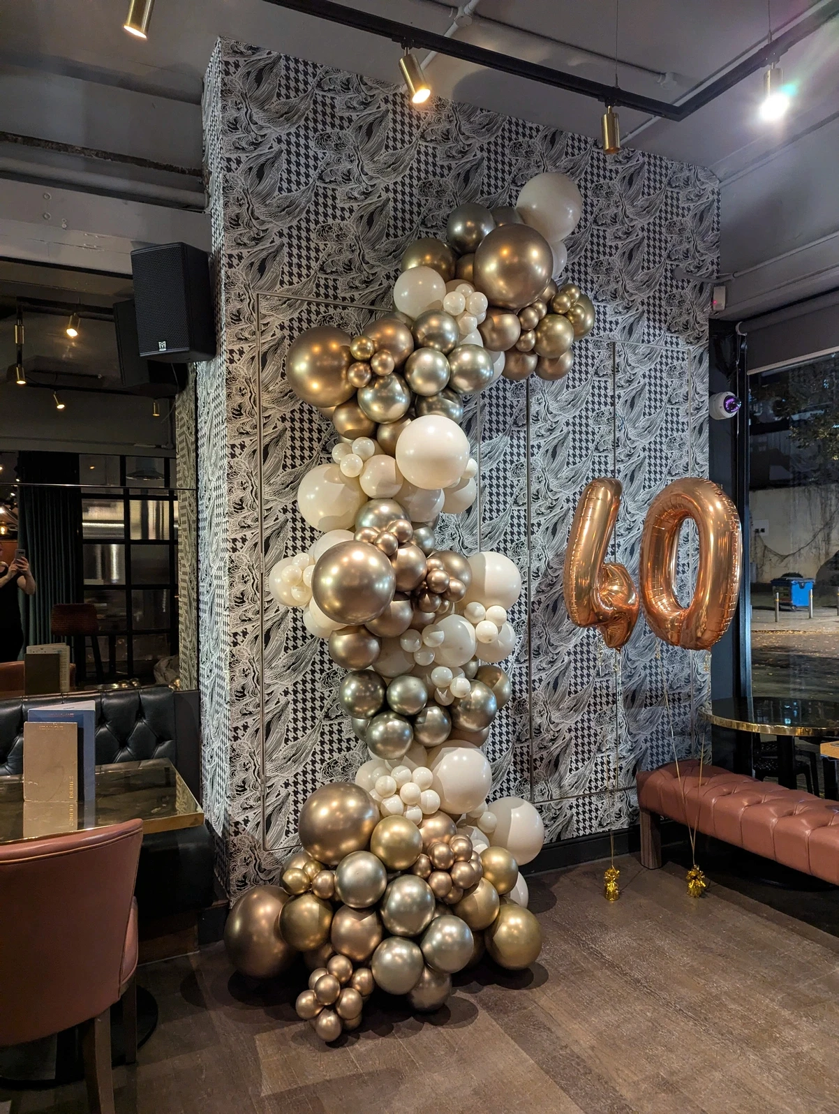 40th birthday ballons