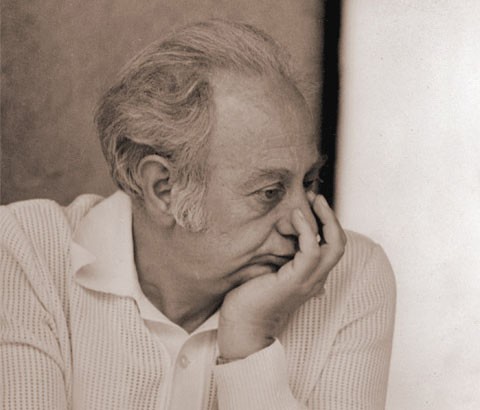 Close up portrait of Stefan Kanchev thinking