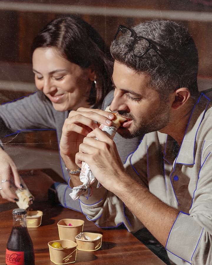 Ramadan iftar shawarma from Shawarma Abu Al Abid.