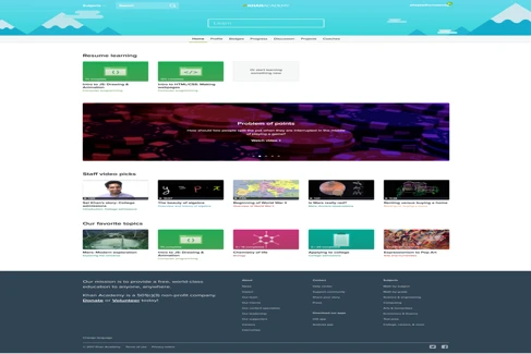 Competitive reference showing an e-learning content library.