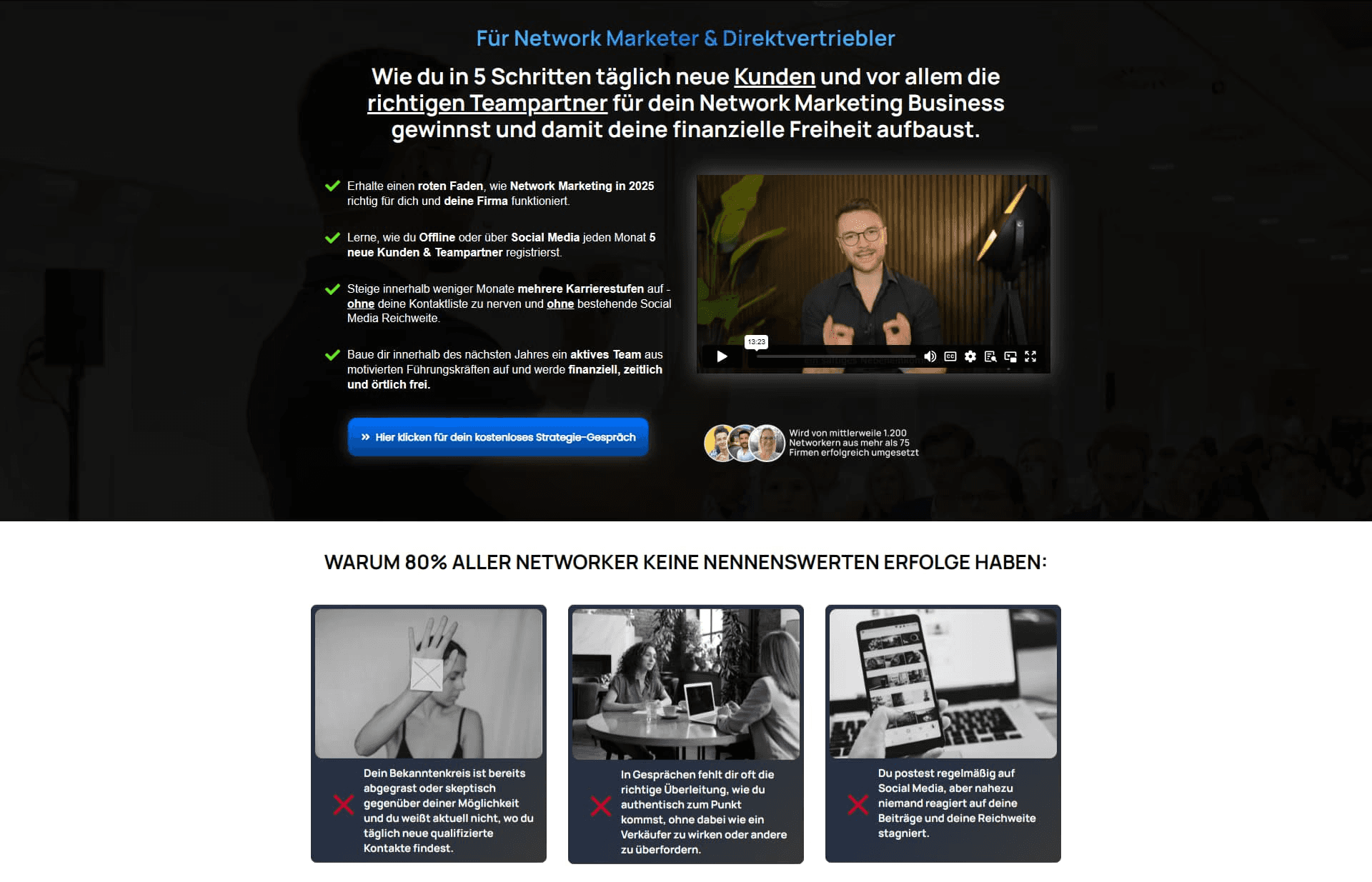 Webseite von Kontaktfluss