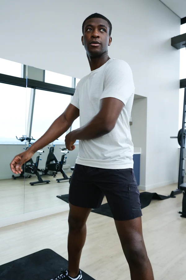 Miler Running Work Running LS Tee in Bluestone