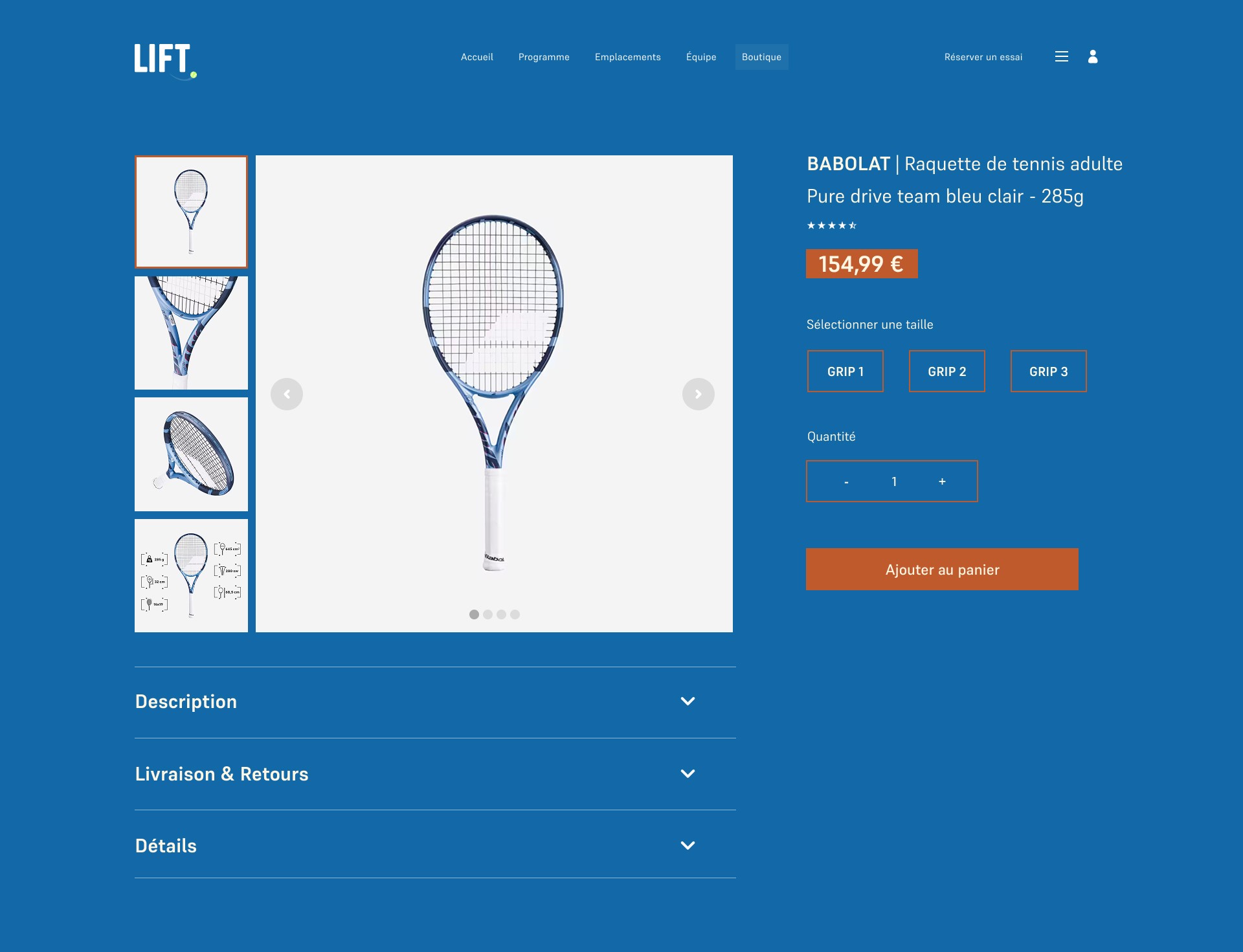 Lift | Section e-commerce