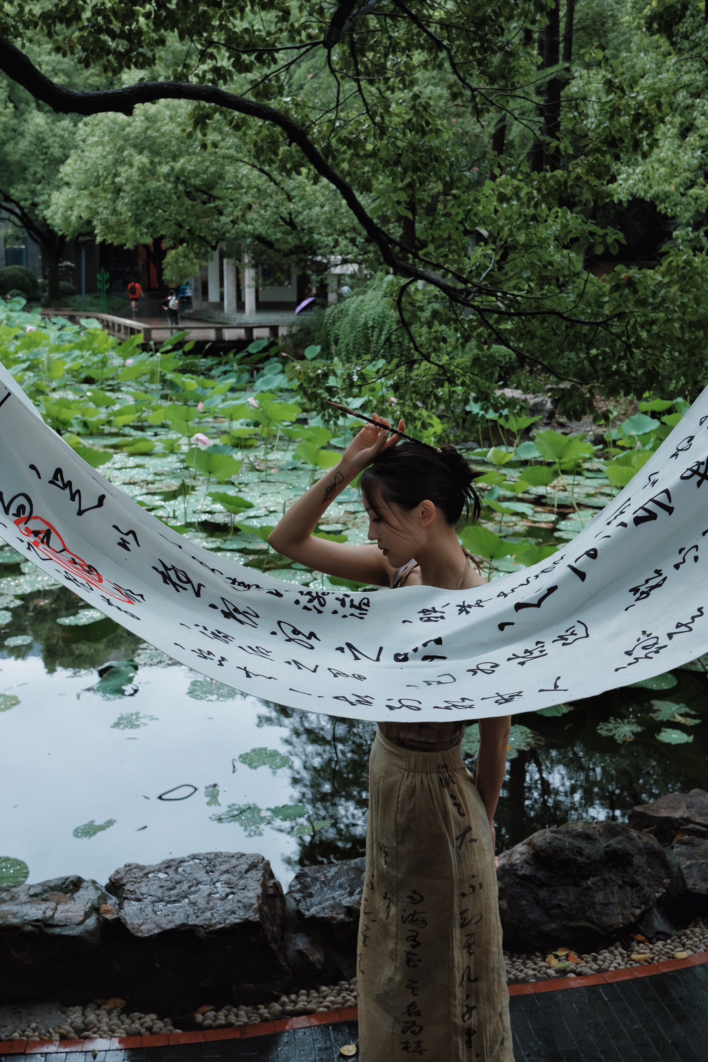 Couple posing for portrait