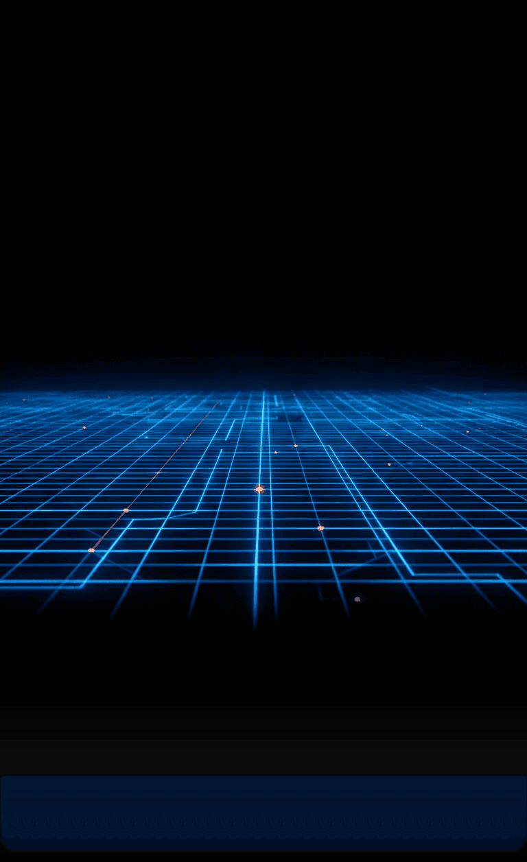  An abstract background image with two overlapping oval shapes, one larger and dark with green and red light refractions, and a smaller one with a white glowing outline, set against a black background, ideal for a "Why Choose Our Service" section.