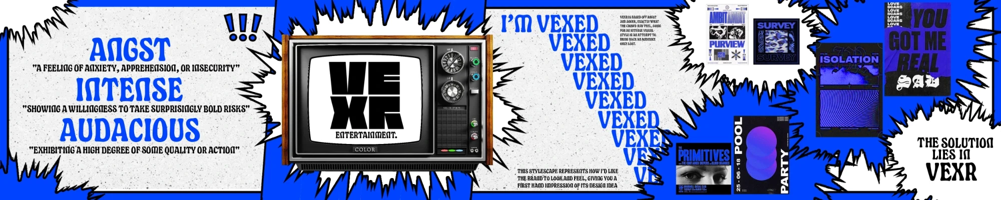 VEXR stylescape: the mood and design language of the brand
