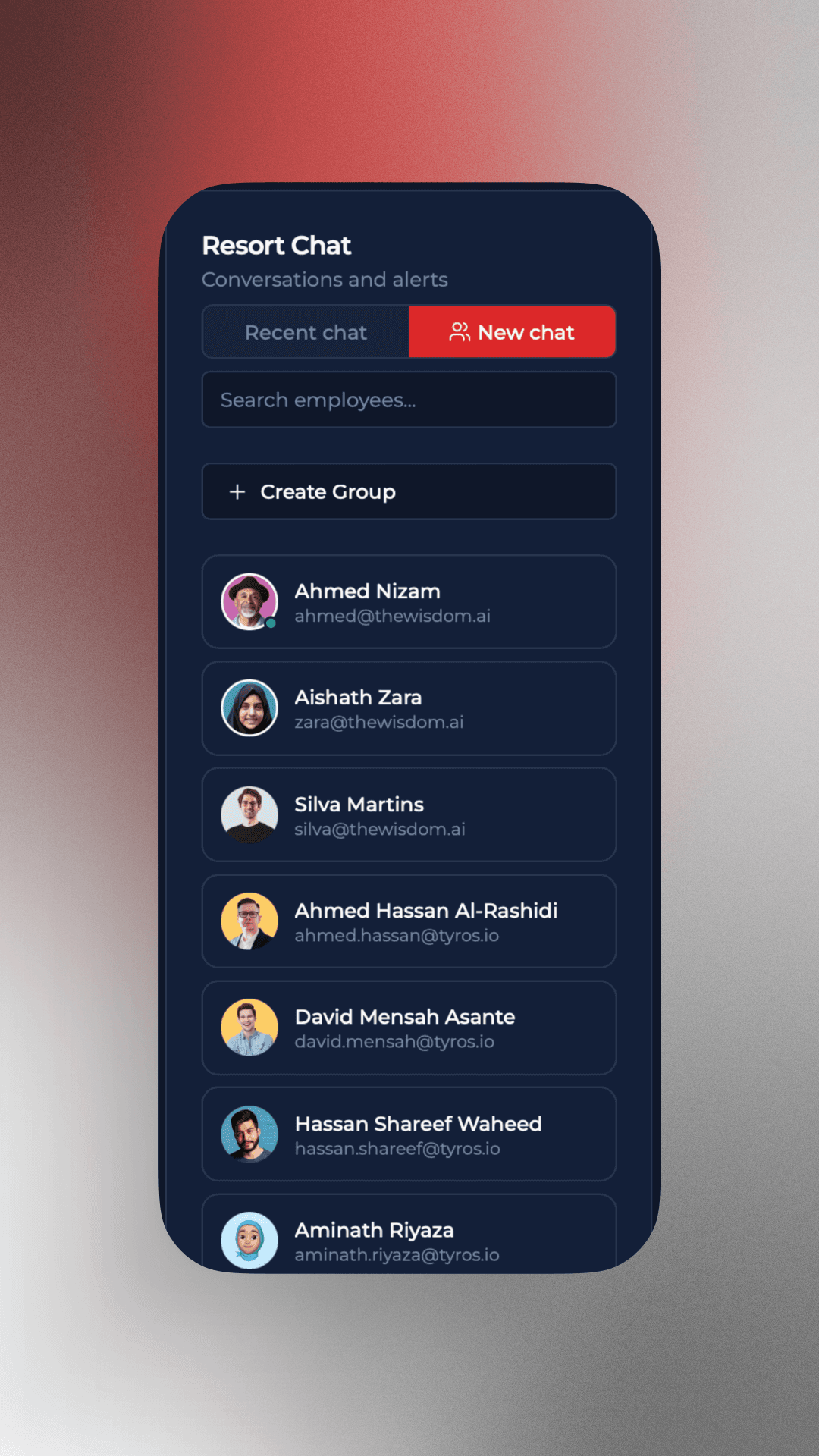 An image of Chat module