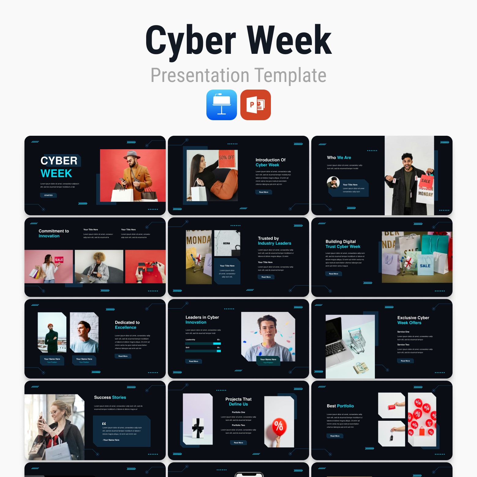 cyber-week-presentation-template