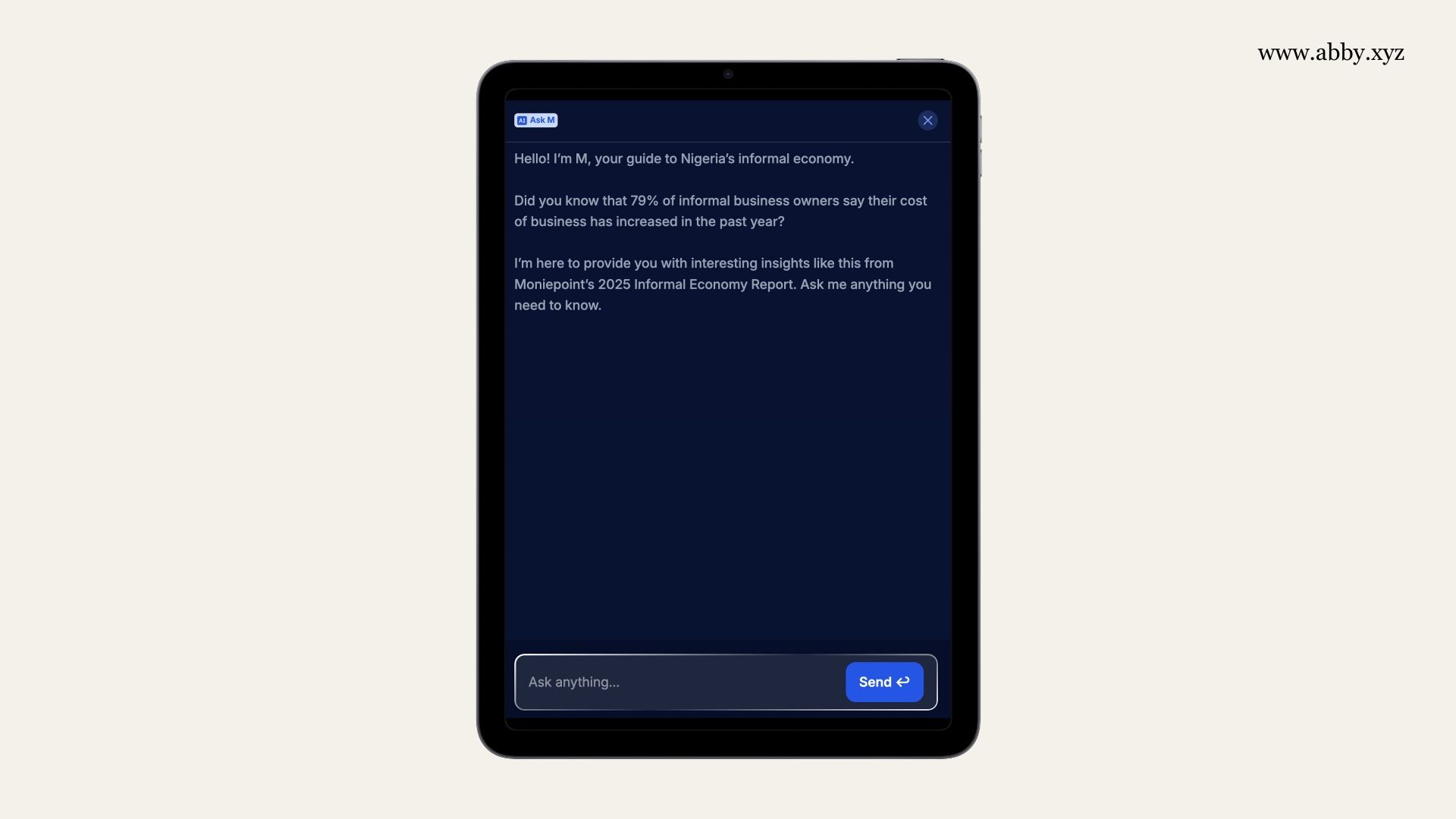 Moniepoint's Informal Economy AI Chatbot