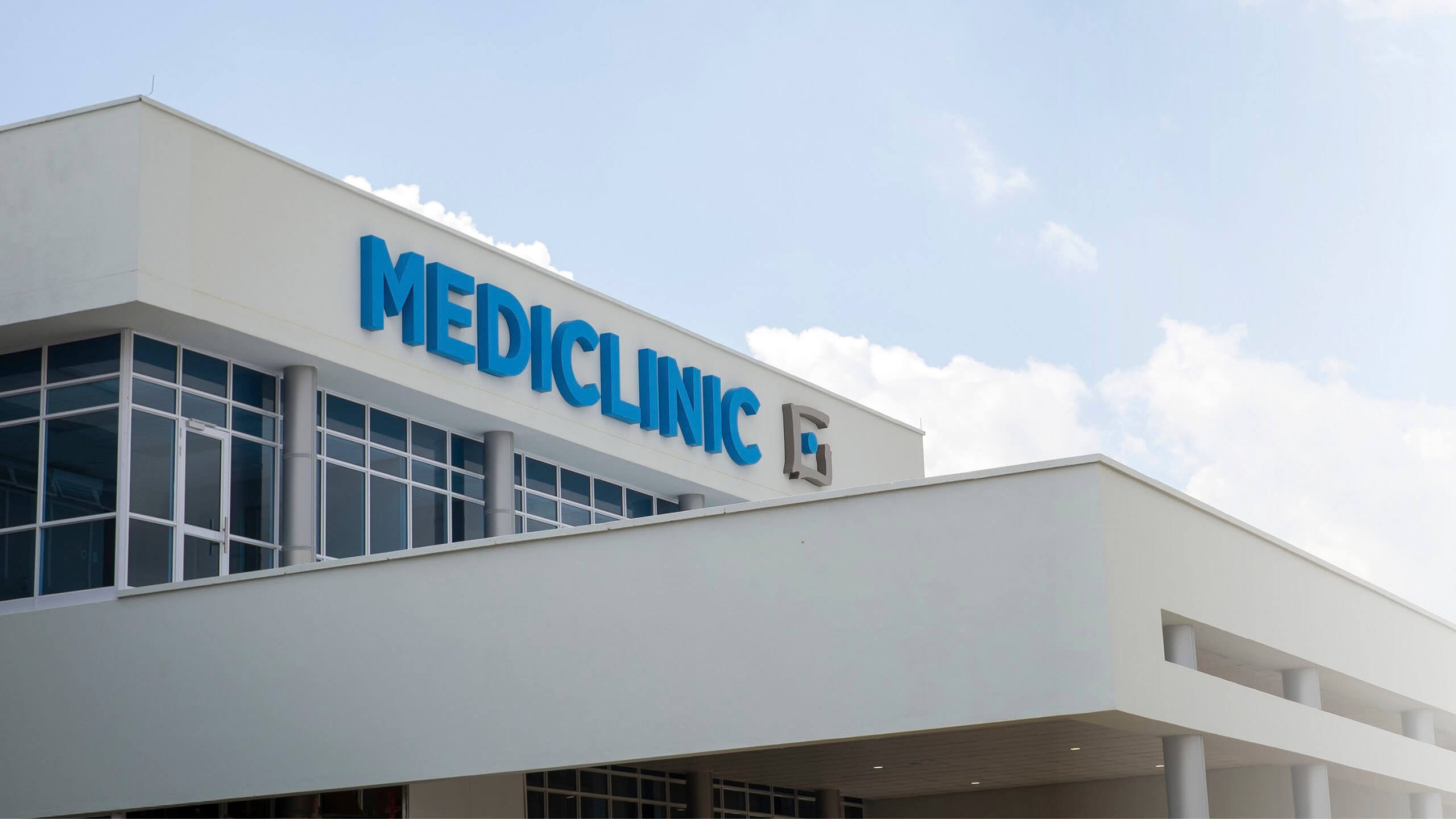 New mediclinic logo wall mounted applied