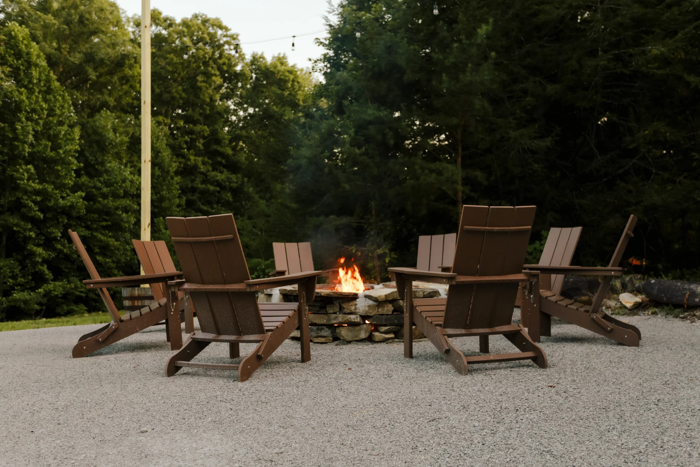 Adirondack Chairs in a circle