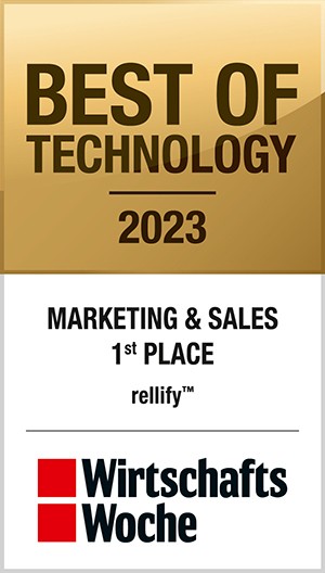 Rellify wins Best of Technology Award 2023