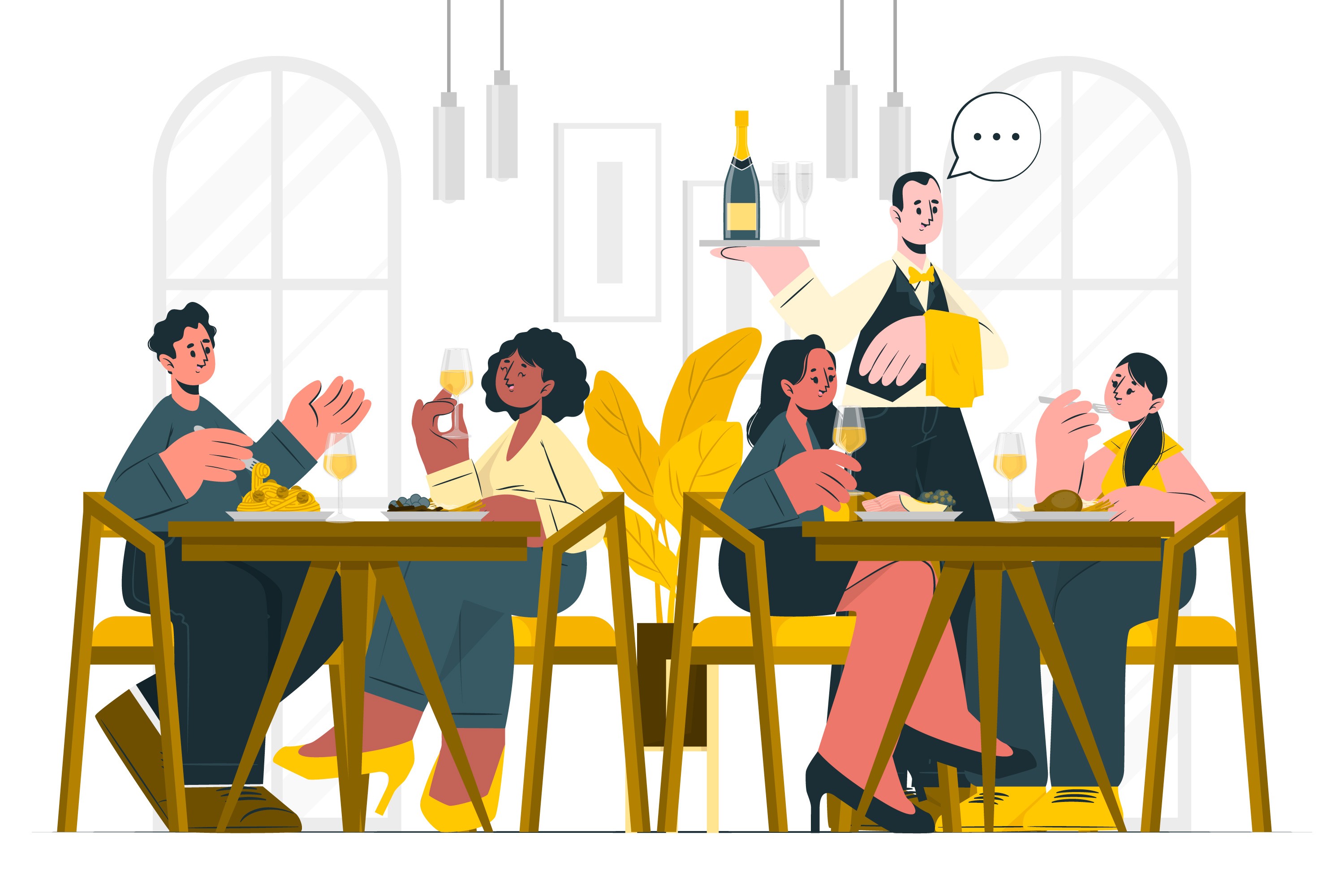 restaurant illustration