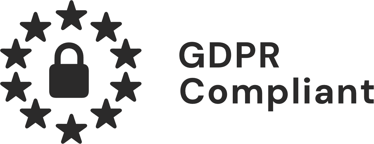 GDPR compliant icon illustration