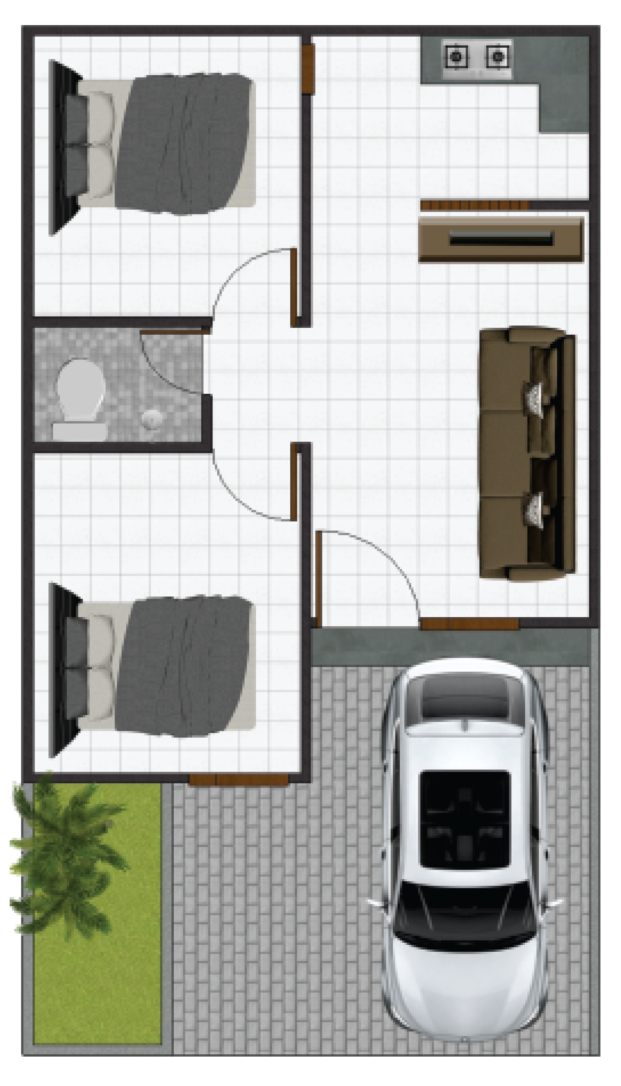 LAYOUT PERUMAHAN KAVLING