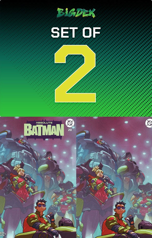 Absolute Batman #20 GERALD PAREL Exclusive Trade Dress and Virgin Variant Cover Set featuring both exclusive covers by GERALD PAREL