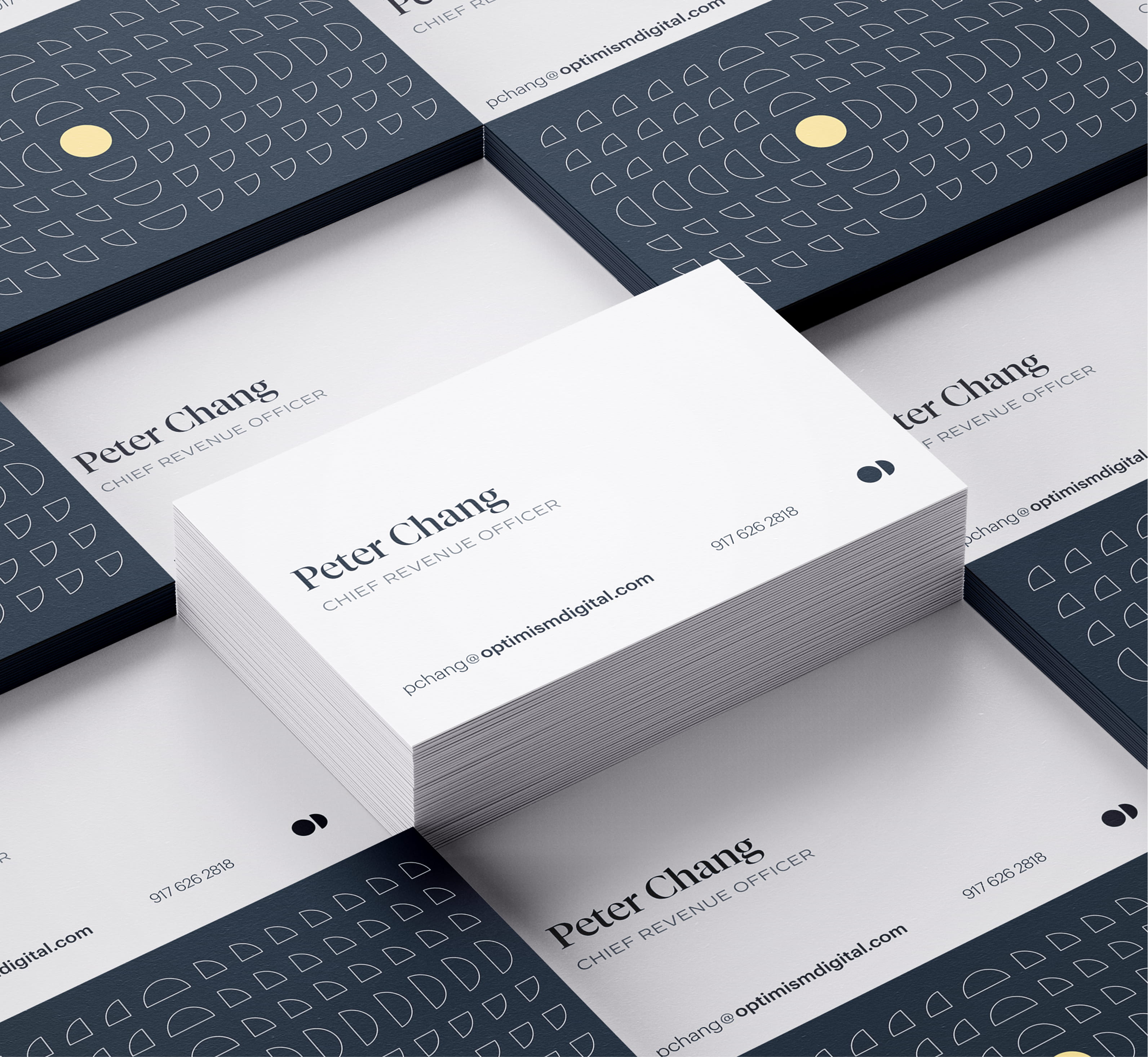 Optimism Digital landing page