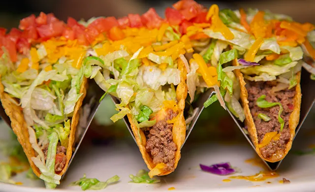 Rafa’s Cafe crispy beef tacos