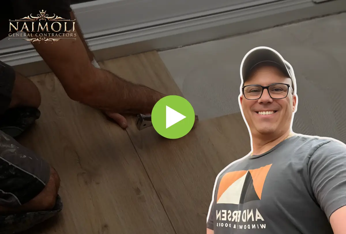 Coozmoo client and Jerry Naimoli, Co-Owner, Naimoli General Contractors