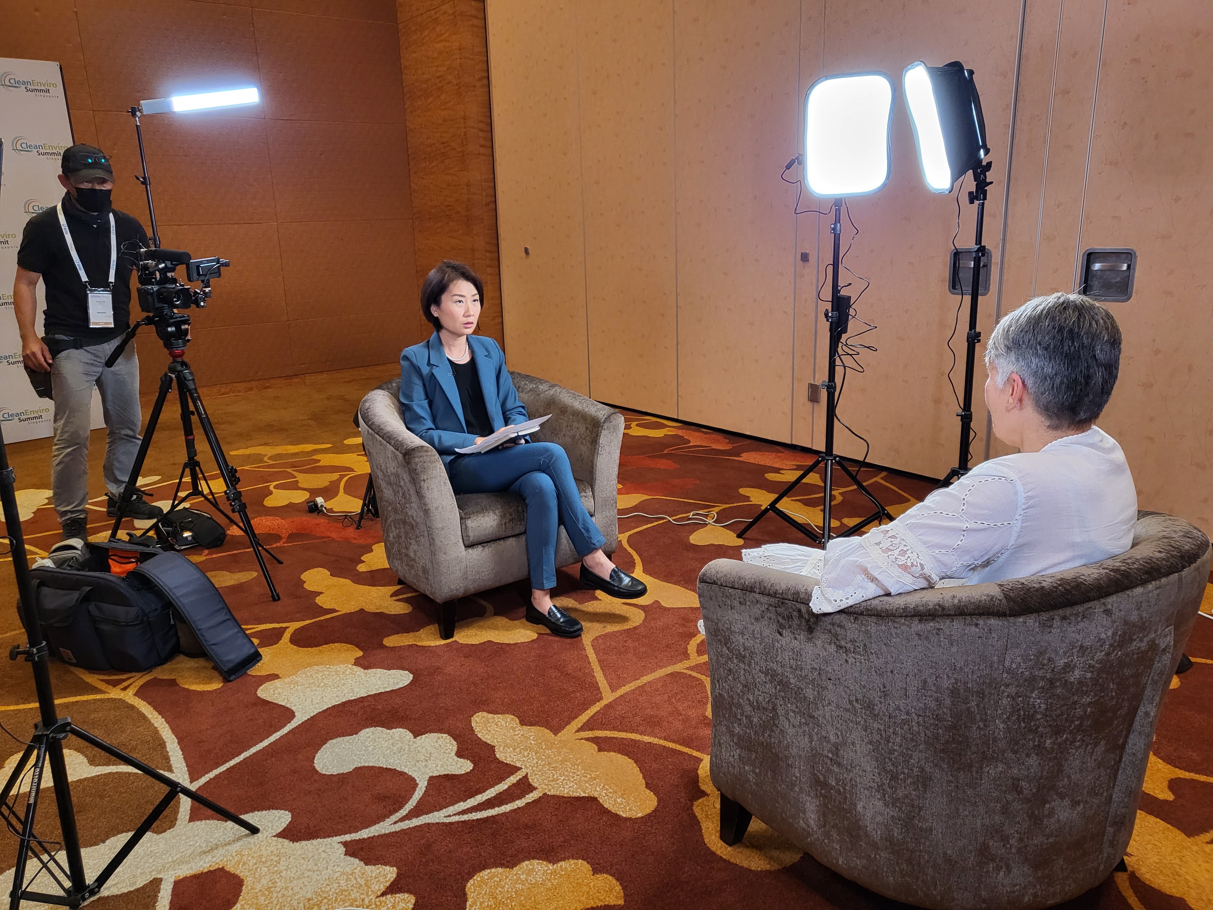 people crossing bridge