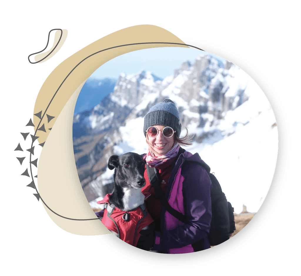 A photo of me with my dog