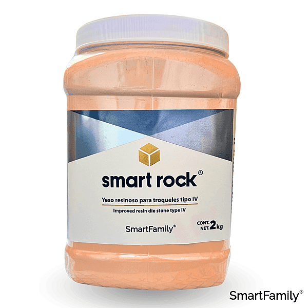 Bote de 2 kg de SmartRock color Durazno