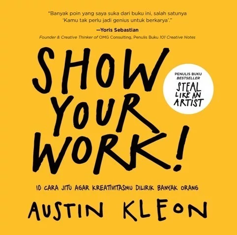 Cover book show your work