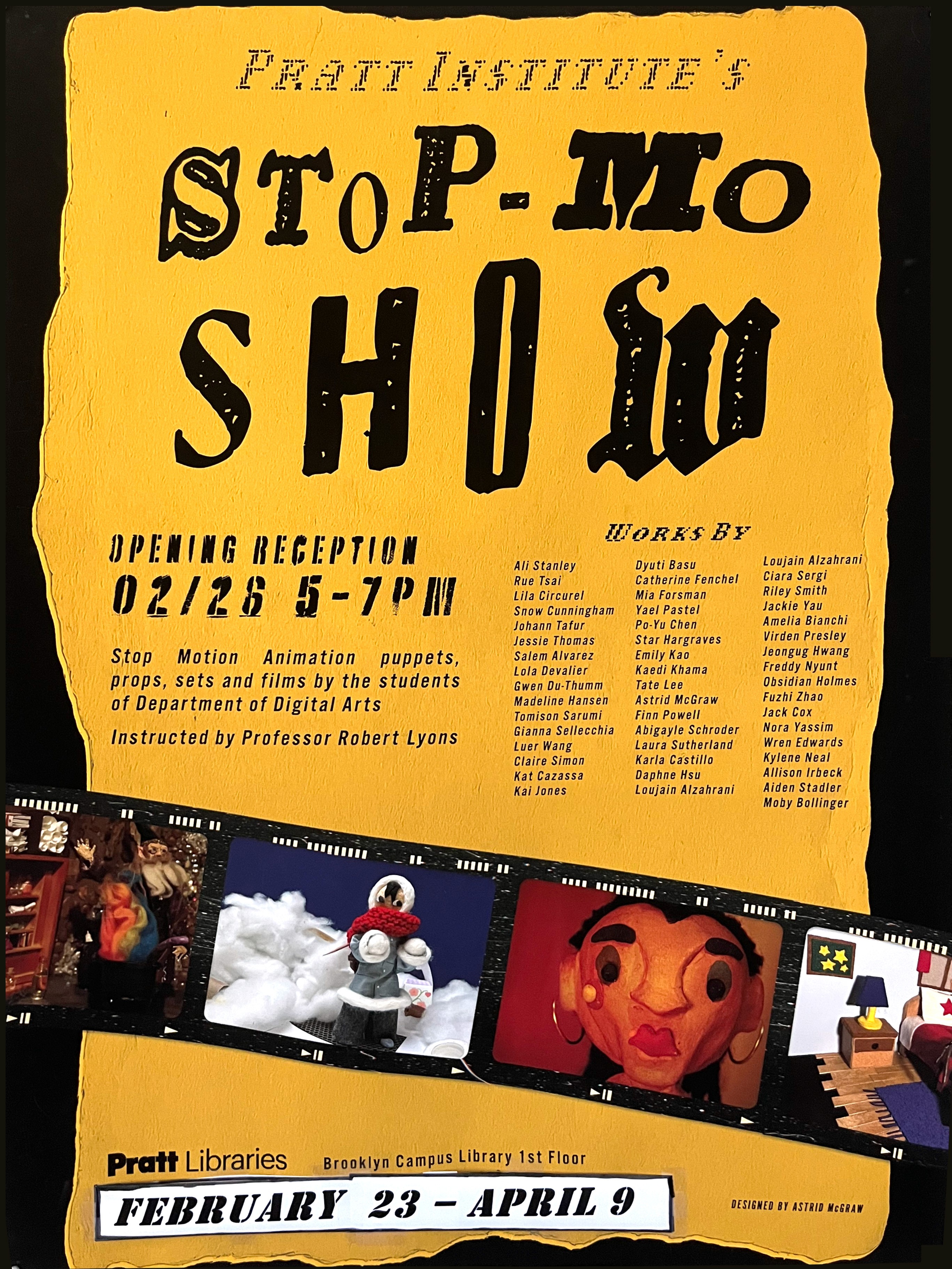 Pratt Stop-Mo Show 2025