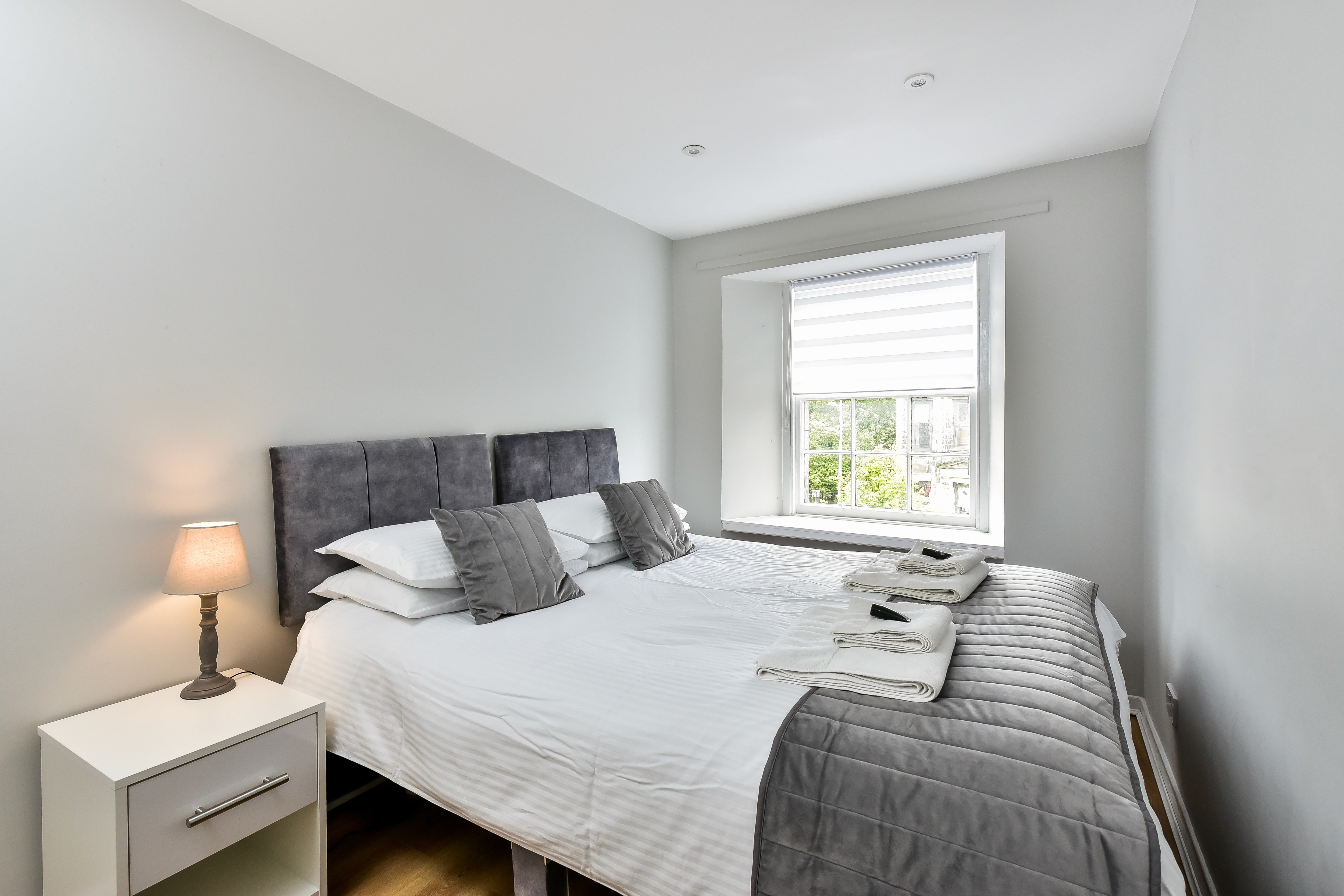 The Master bedroom of 52 North, natural light filling the room