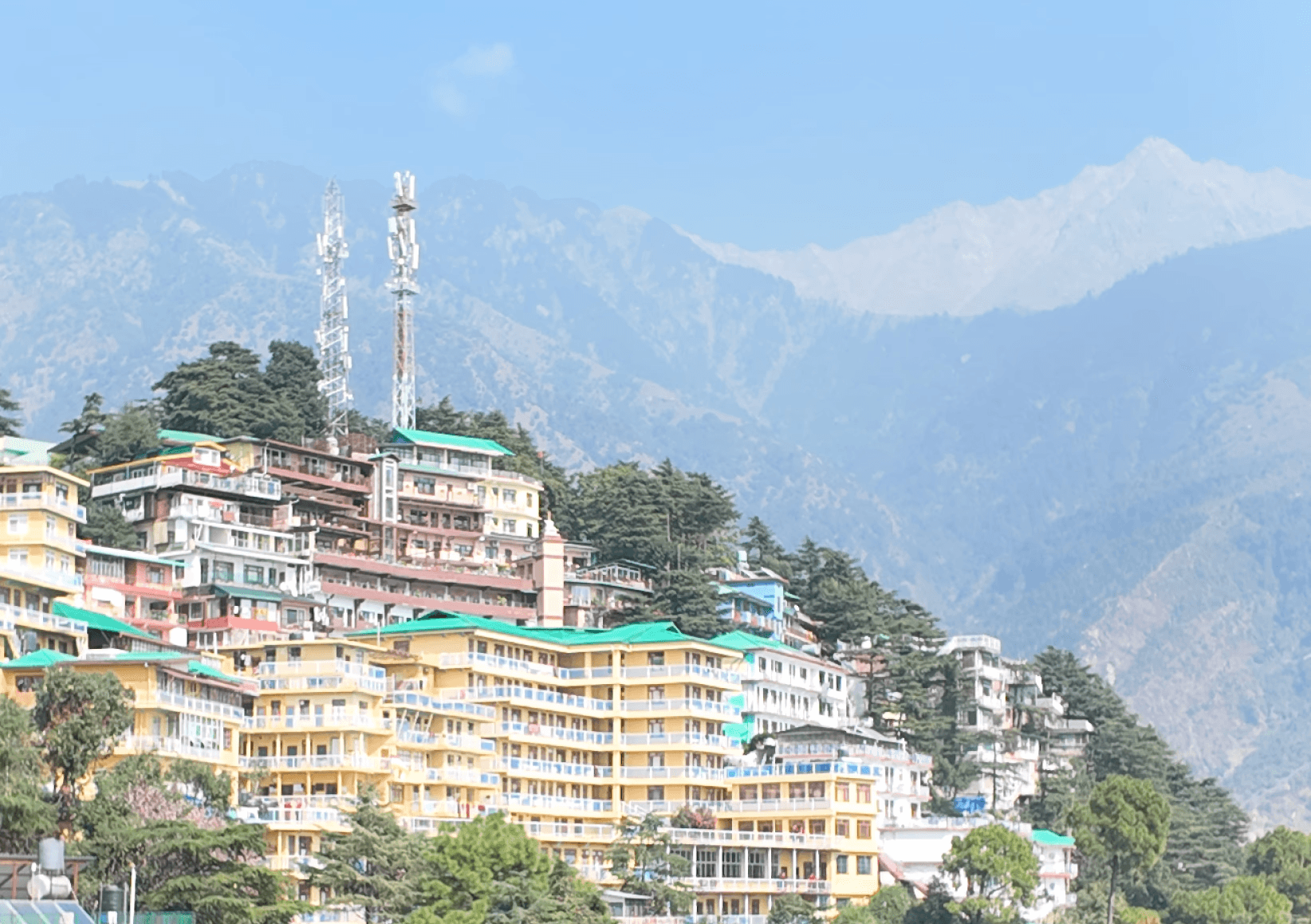 India tour to dharamshala retreat to India buddhism  and Hymalayan mountains, Naddi viewpoint