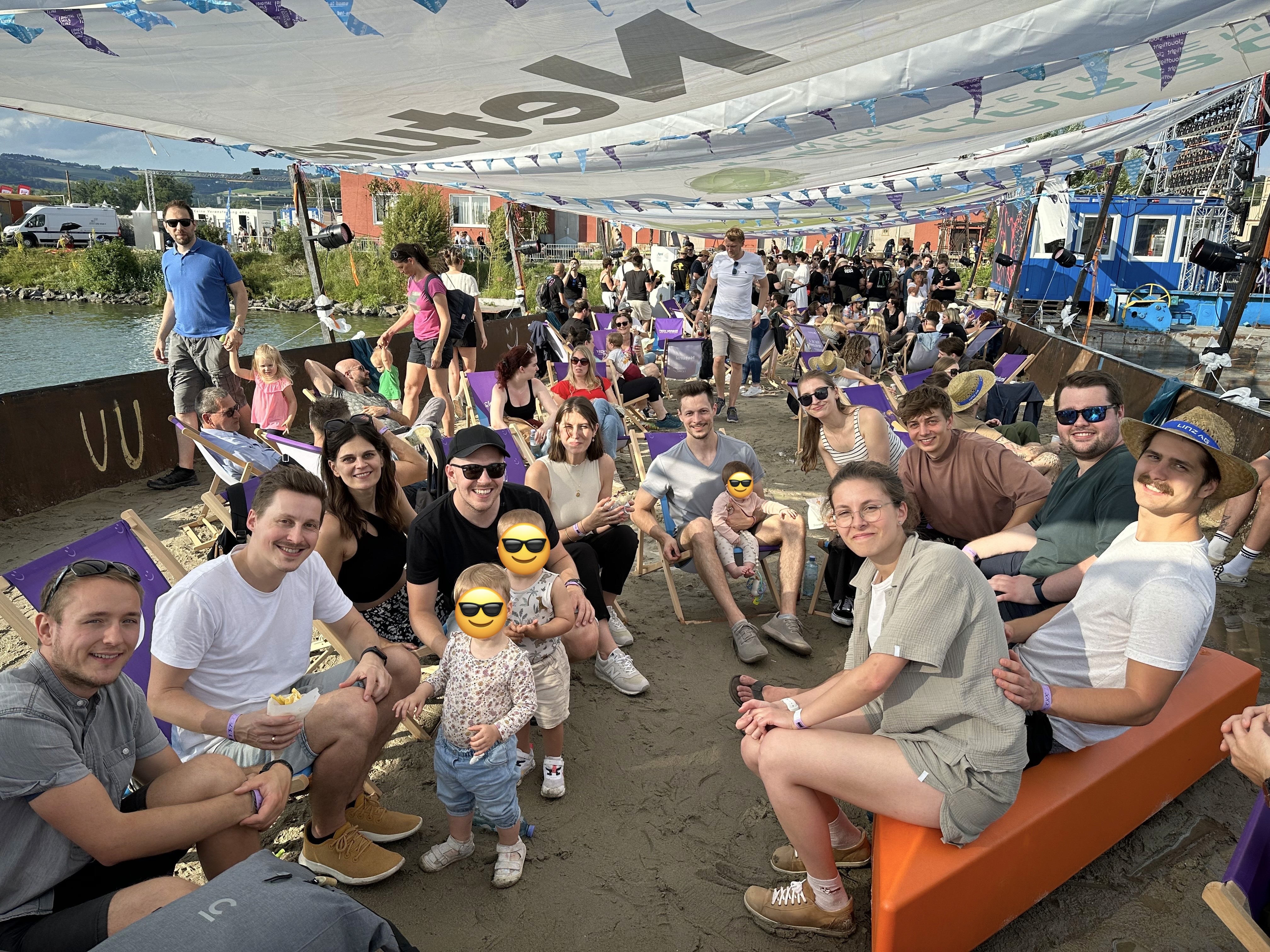 Team beim Bubble Days