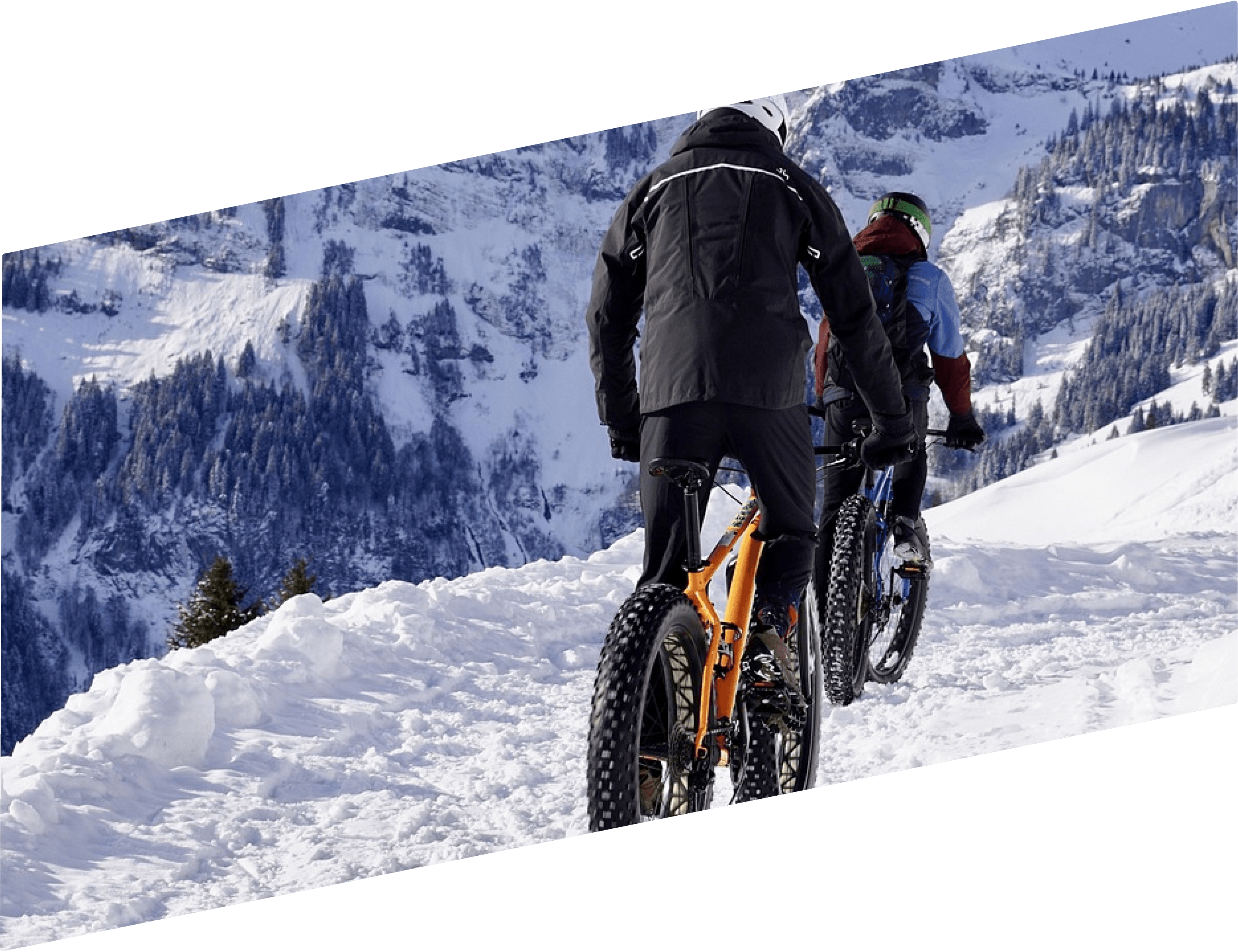 cicling in mountains