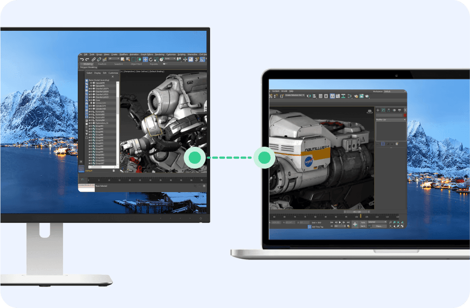 Extend screen with DeskIn
