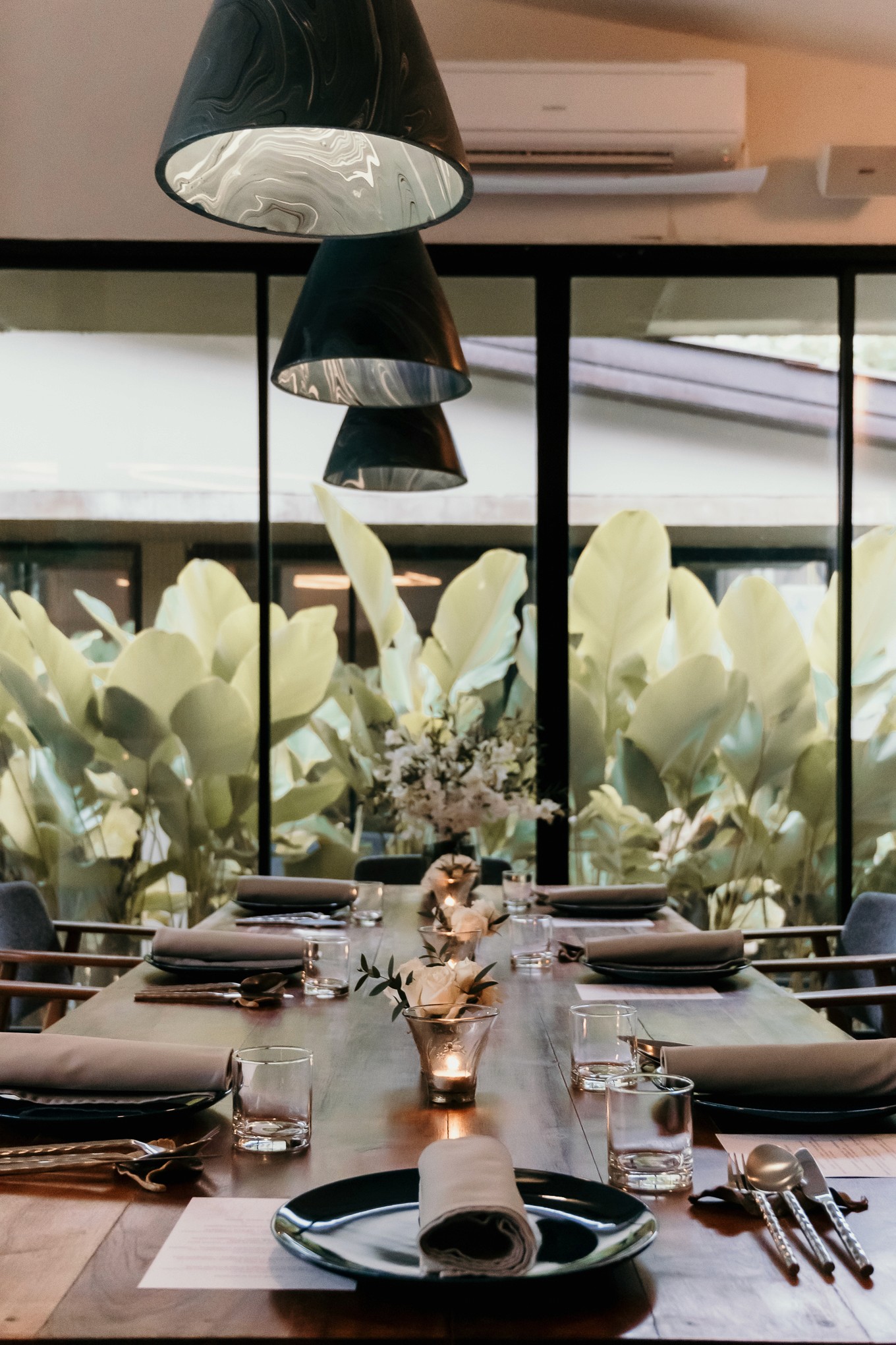 Interiors at our fine dining restaurant in Phuket
